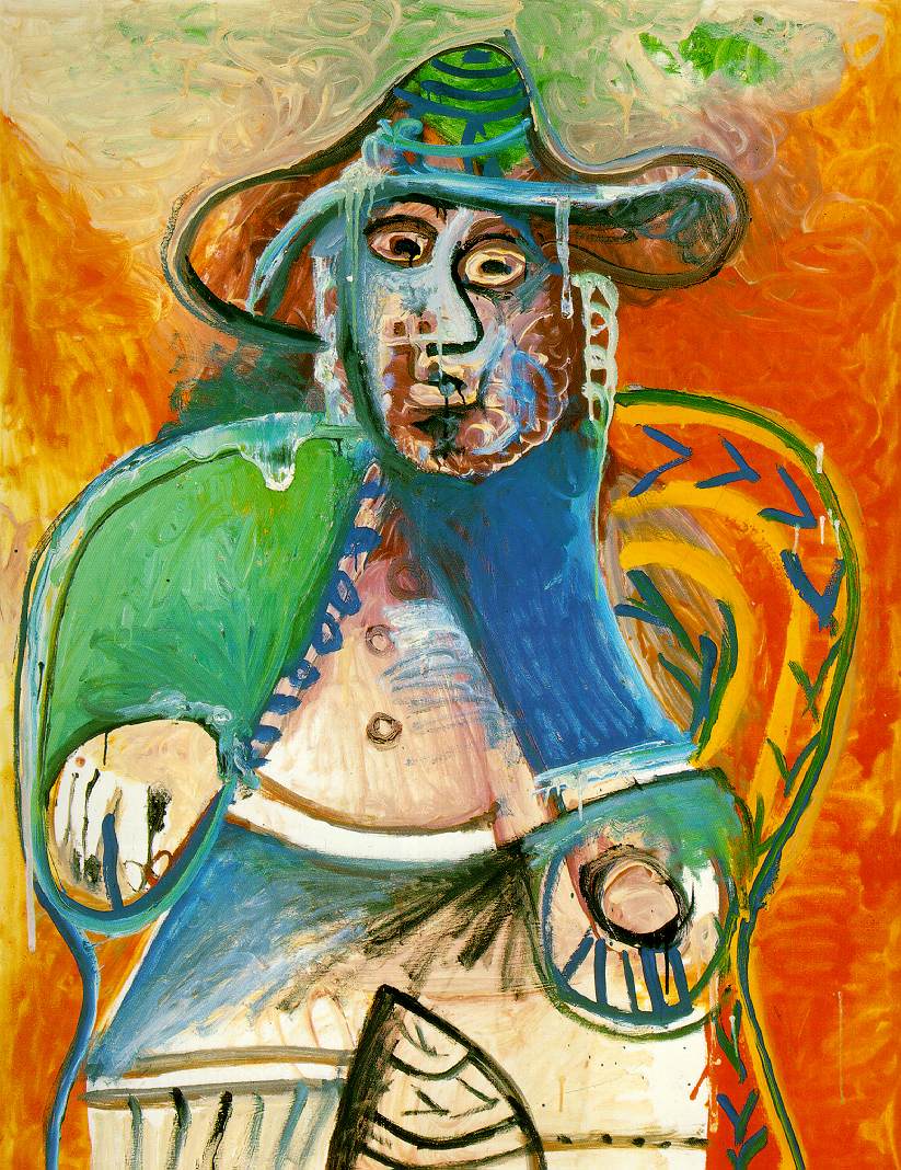 Picasso Seated old man 1970